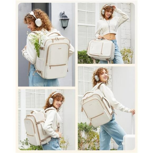 Airline approved large travel backpack 40L carry on personal item bag with lapto - Picture 6 of 7